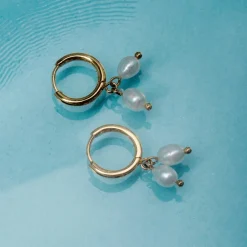 Holzkern Ohrringe|Schmuck^Summersweet Creolen