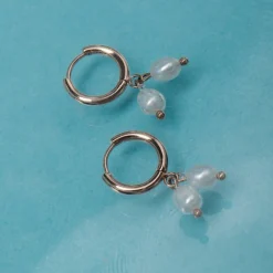 Holzkern Ohrringe|Schmuck^Summersweet Creolen