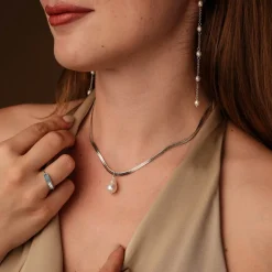 Holzkern Halsketten|Schmuck^Summersweet Halskette