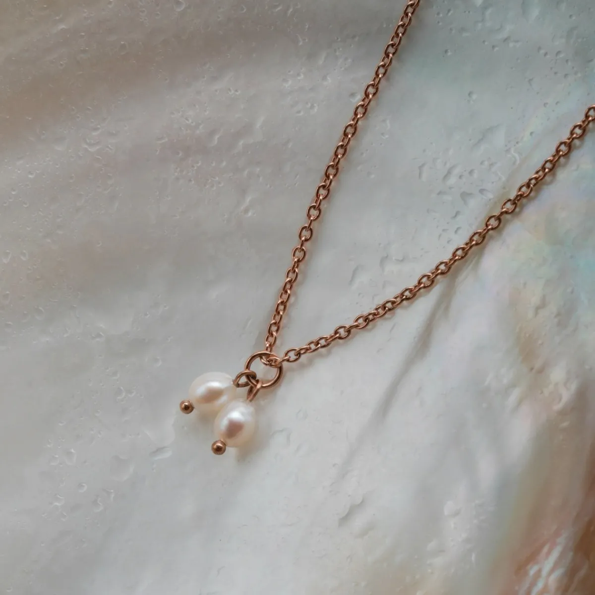 Holzkern Halsketten|Schmuck^Summersweet Halskette