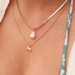 Holzkern Halsketten|Schmuck^Summersweet Halskette