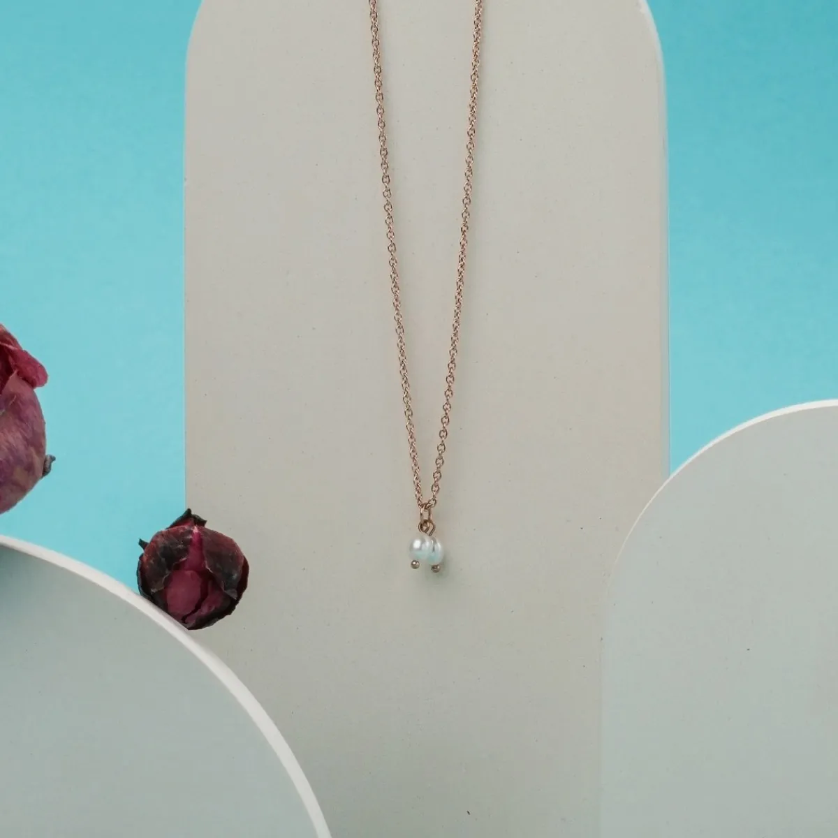Holzkern Halsketten|Schmuck^Summersweet Halskette