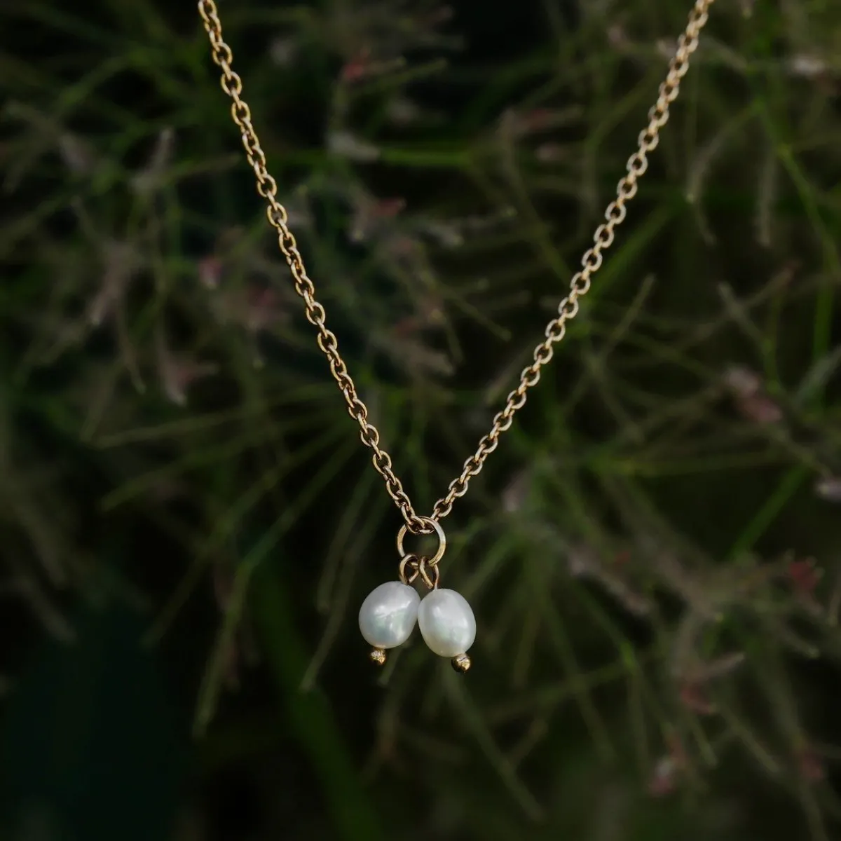 Holzkern Halsketten|Schmuck^Summersweet Halskette