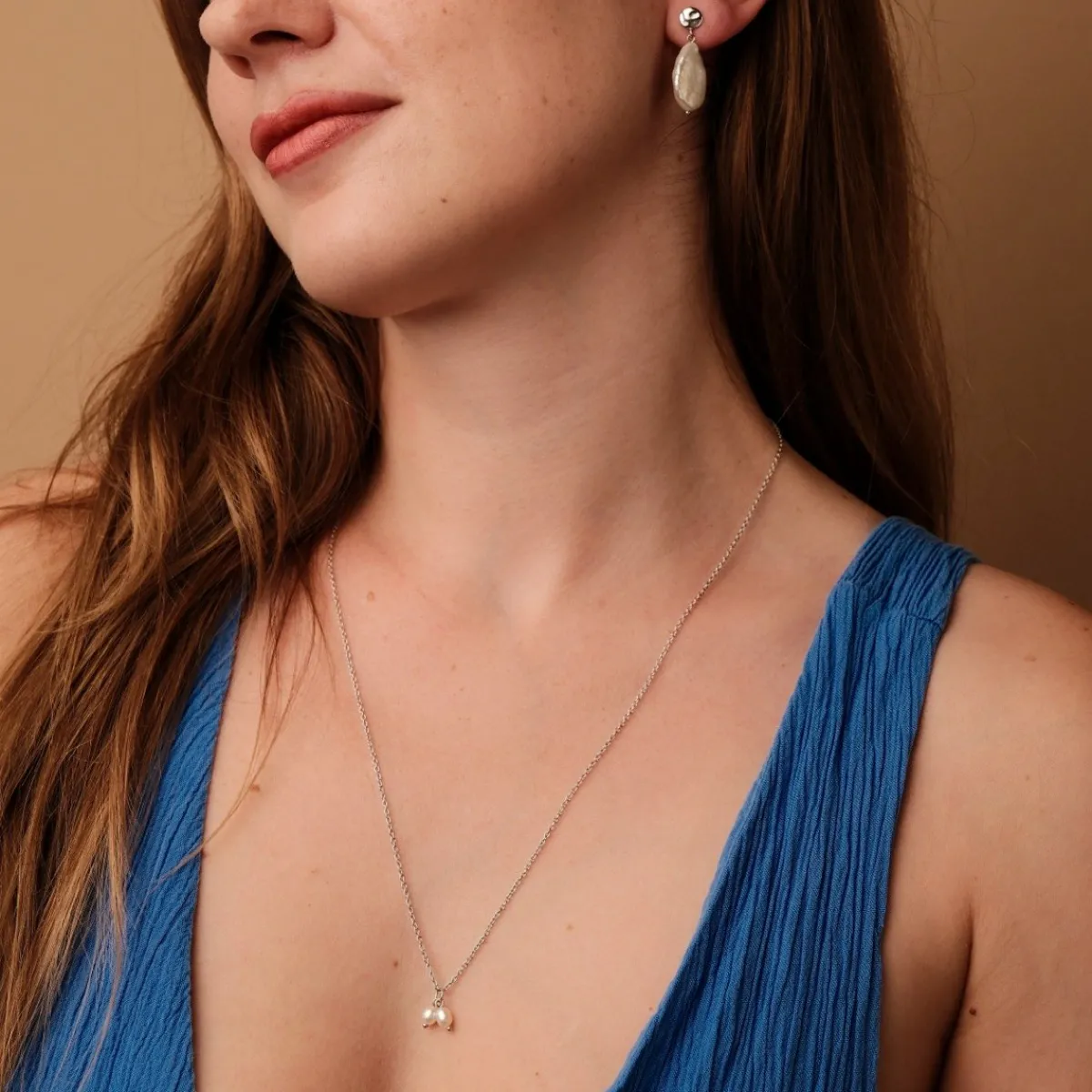 Holzkern Halsketten|Schmuck^Summersweet Halskette