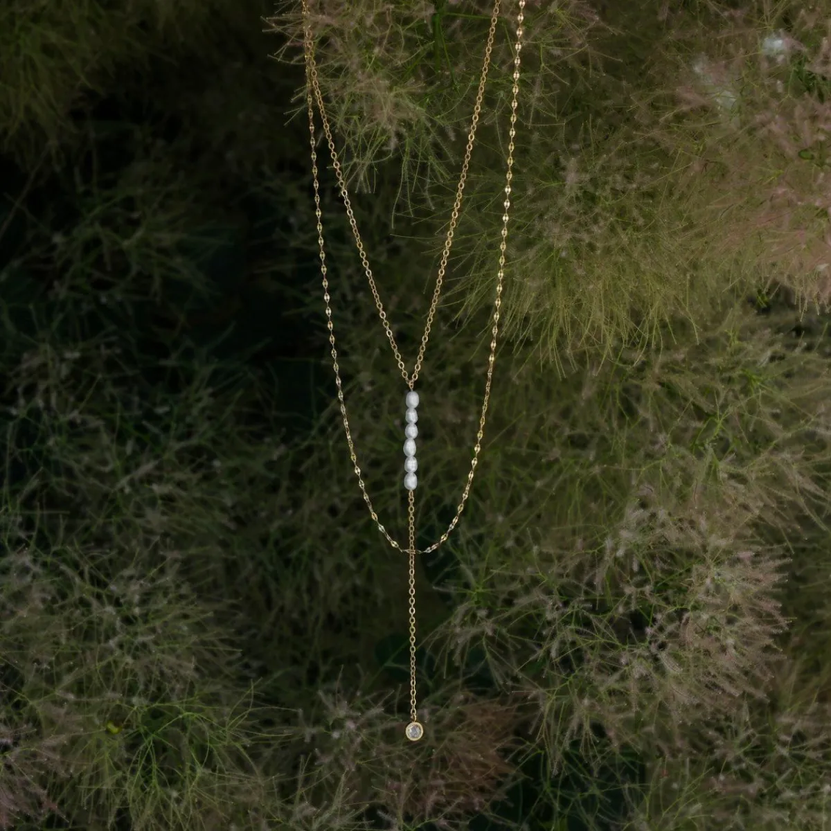 Holzkern Halsketten|Schmuck^Summersweet Halskette