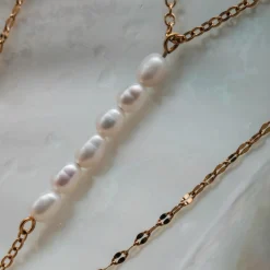Holzkern Halsketten|Schmuck^Summersweet Halskette