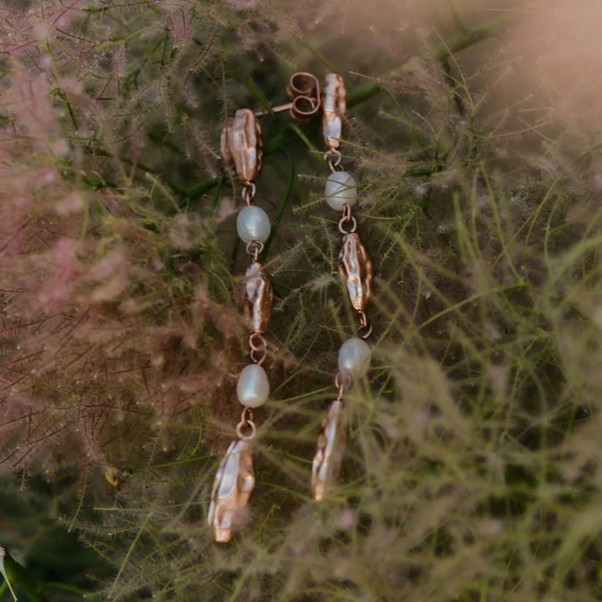 Holzkern Ohrringe|Schmuck^Summersweet Ohrringe I