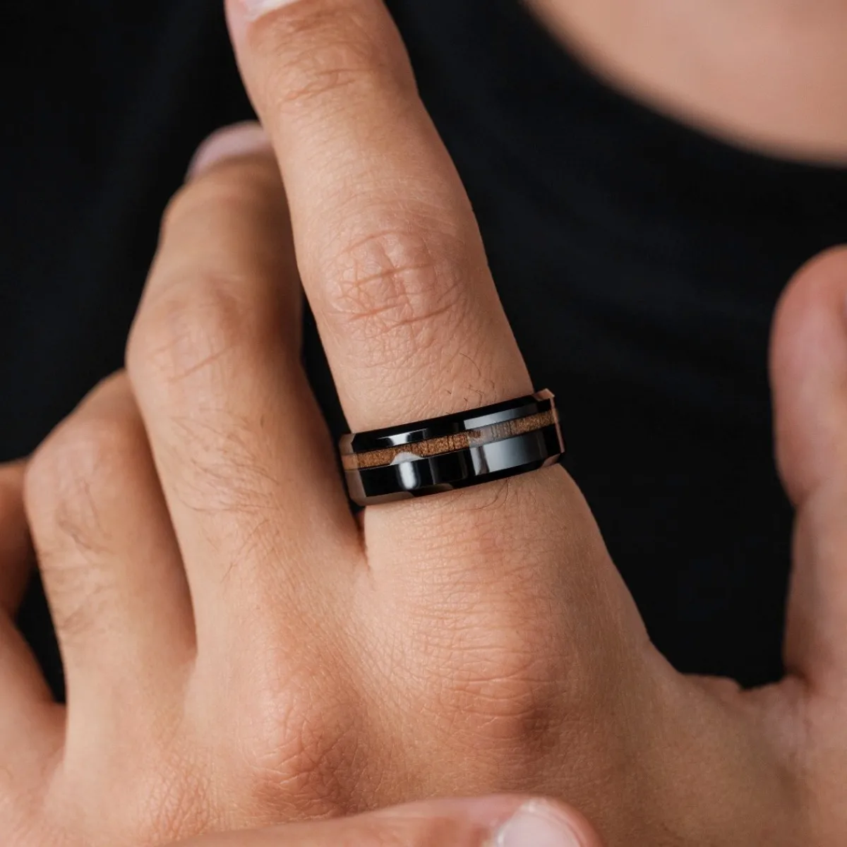 Holzkern Ringe|Schmuck^Sumo Ring