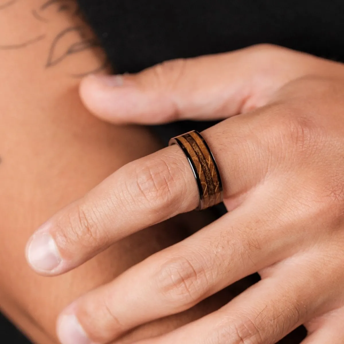 Holzkern Ringe|Schmuck^Sumo Ring