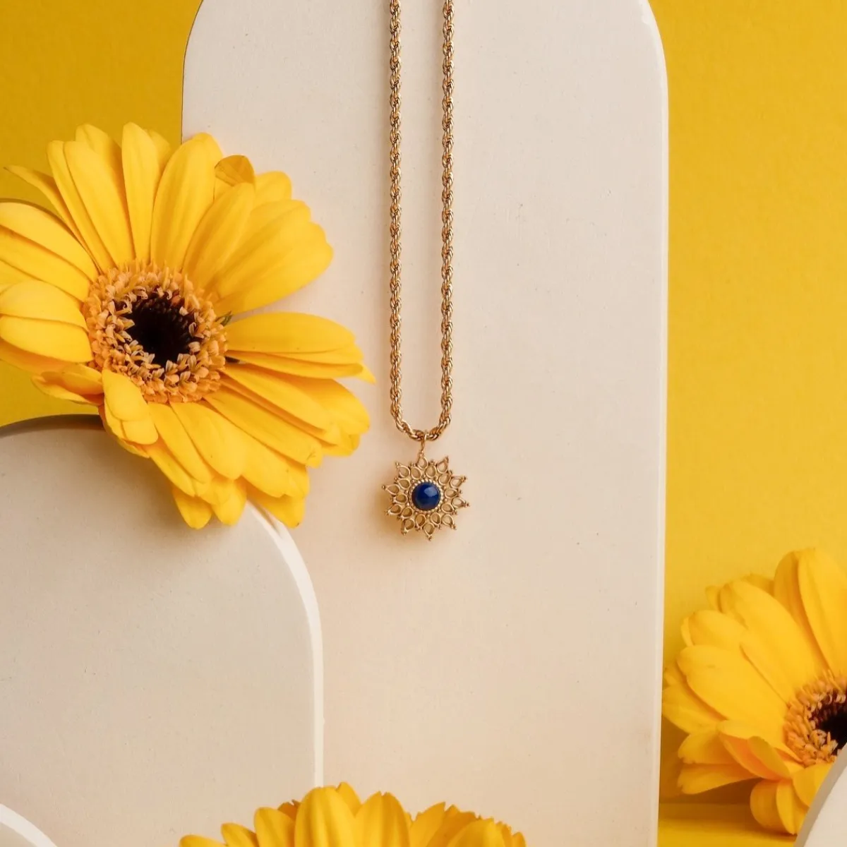 Holzkern Halsketten|Schmuck^Suncatcher Halskette
