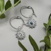 Holzkern Ohrringe|Schmuck^Suncatcher Ohrringe