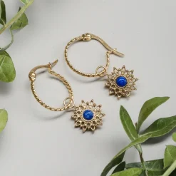 Holzkern Ohrringe|Schmuck^Suncatcher Ohrringe