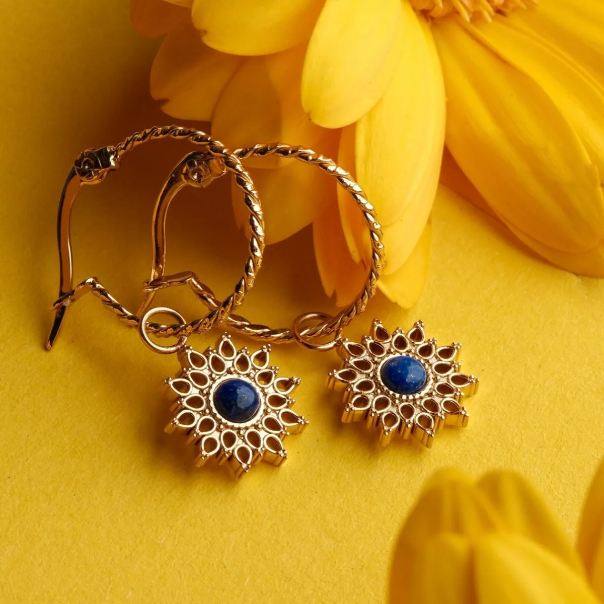 Holzkern Ohrringe|Schmuck^Suncatcher Ohrringe