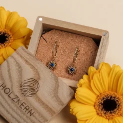Holzkern Ohrringe|Schmuck^Suncatcher Ohrringe