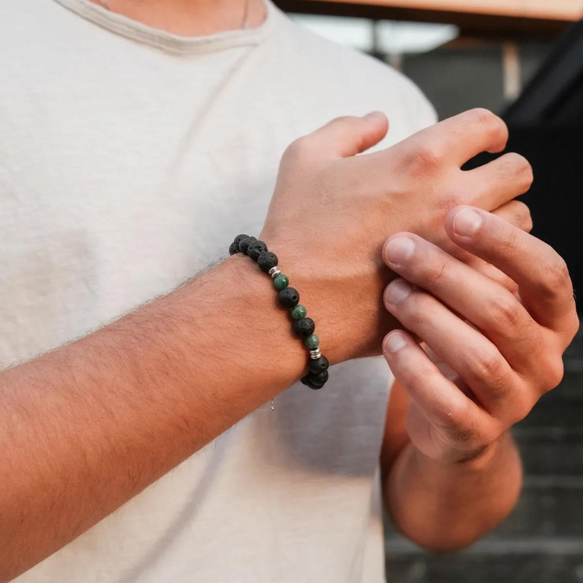 Holzkern Armbänder|Schmuck^Superset
