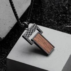 Holzkern Halsketten|Schmuck^Transcendent