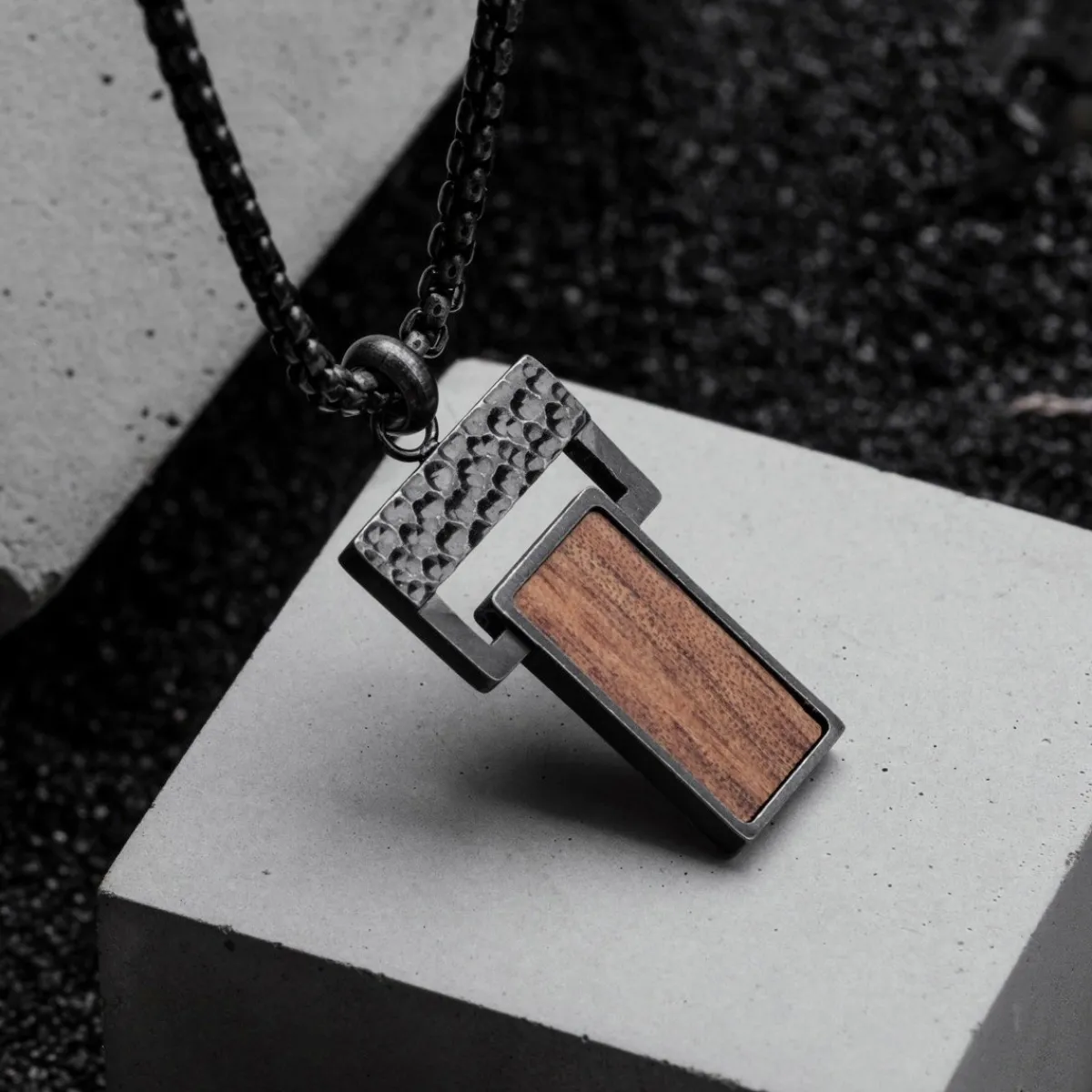Holzkern Halsketten|Schmuck^Transcendent