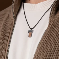 Holzkern Halsketten|Schmuck^Transcendent