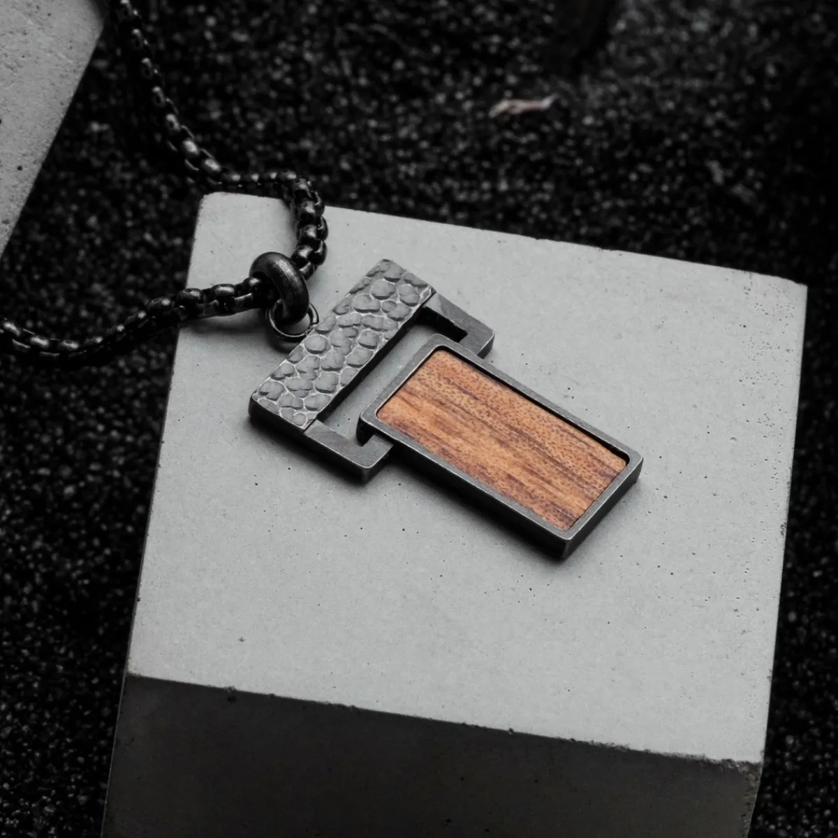 Holzkern Halsketten|Schmuck^Transcendent