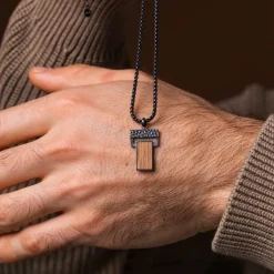 Holzkern Halsketten|Schmuck^Transcendent