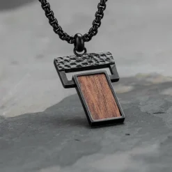 Holzkern Halsketten|Schmuck^Transcendent