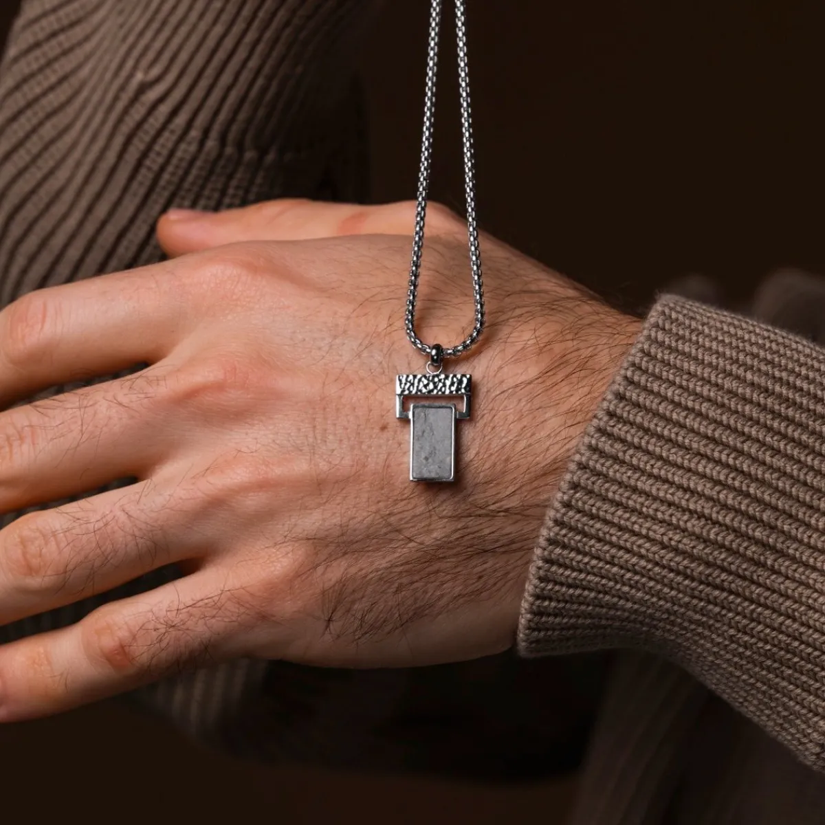 Holzkern Halsketten|Schmuck^Transcendent