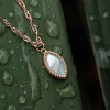 Holzkern Halsketten|Schmuck^Visual Halskette