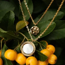 Holzkern Halsketten|Schmuck^Zendala Halskette