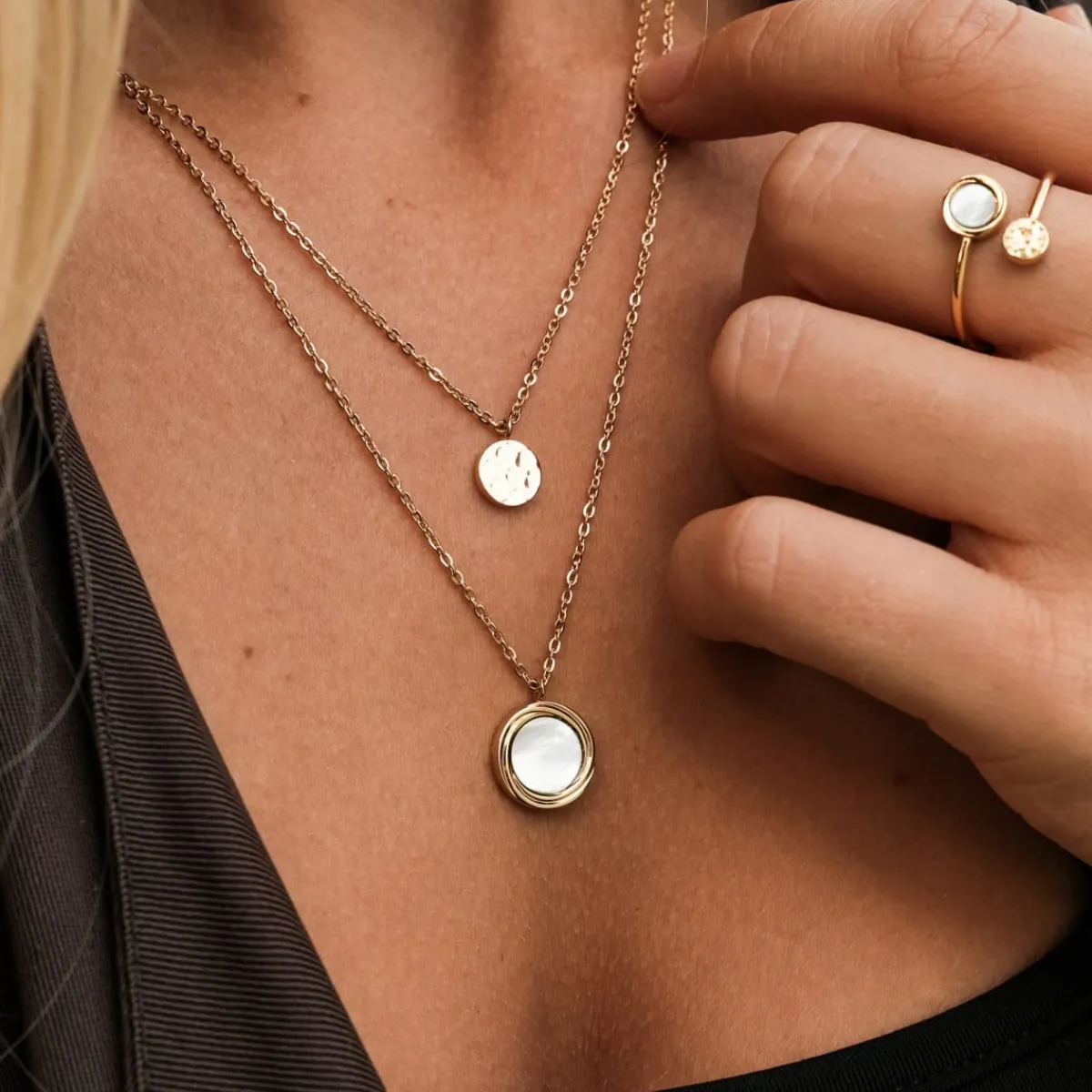 Holzkern Halsketten|Schmuck^Zendala Halskette