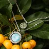 Holzkern Halsketten|Schmuck^Zendala Halskette