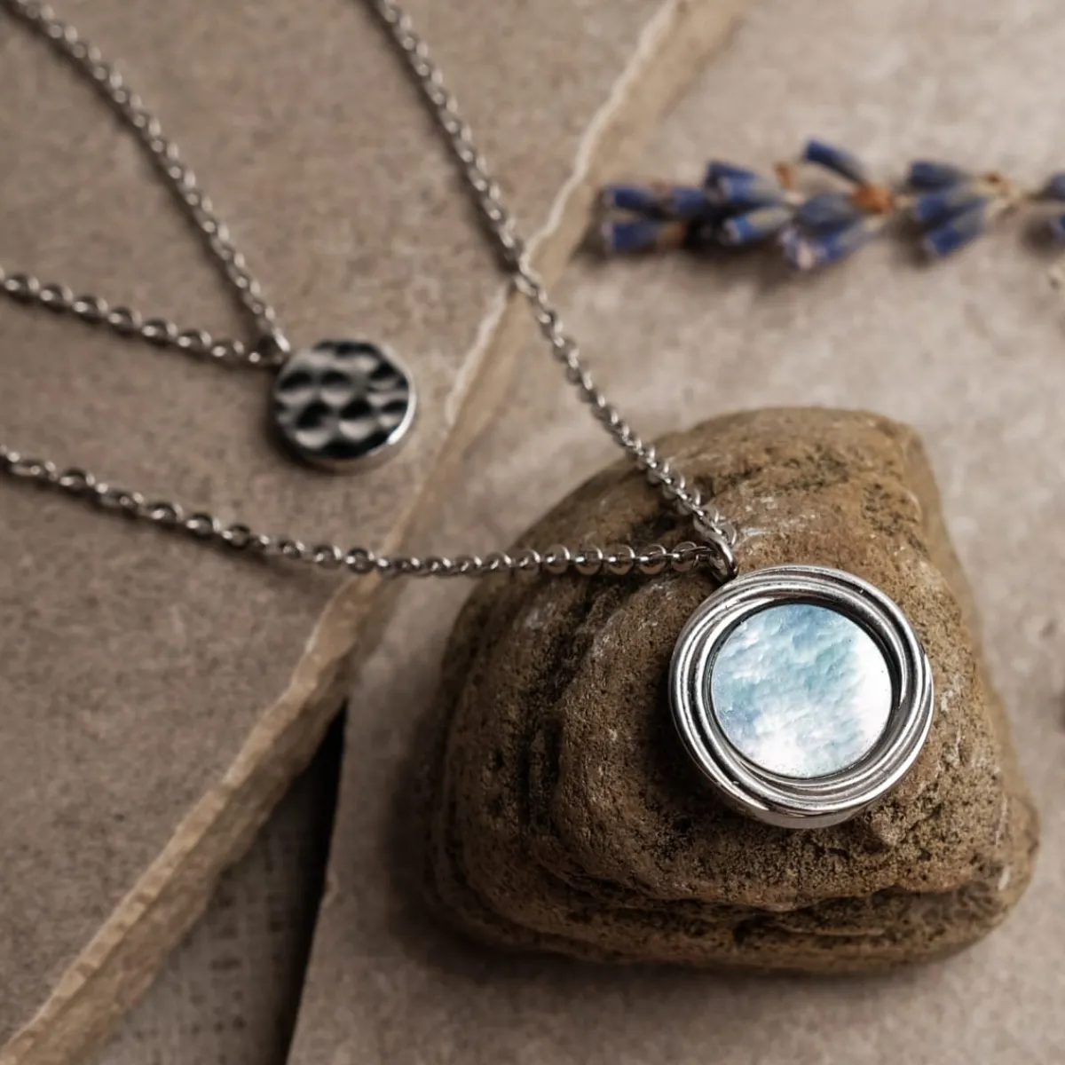 Holzkern Halsketten|Schmuck^Zendala Halskette