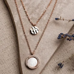 Holzkern Halsketten|Schmuck^Zendala Halskette