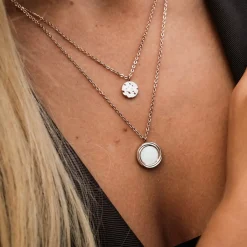 Holzkern Halsketten|Schmuck^Zendala Halskette