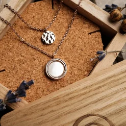 Holzkern Halsketten|Schmuck^Zendala Halskette