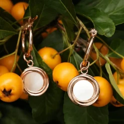 Holzkern Ohrringe|Schmuck^Zendala Ohrringe