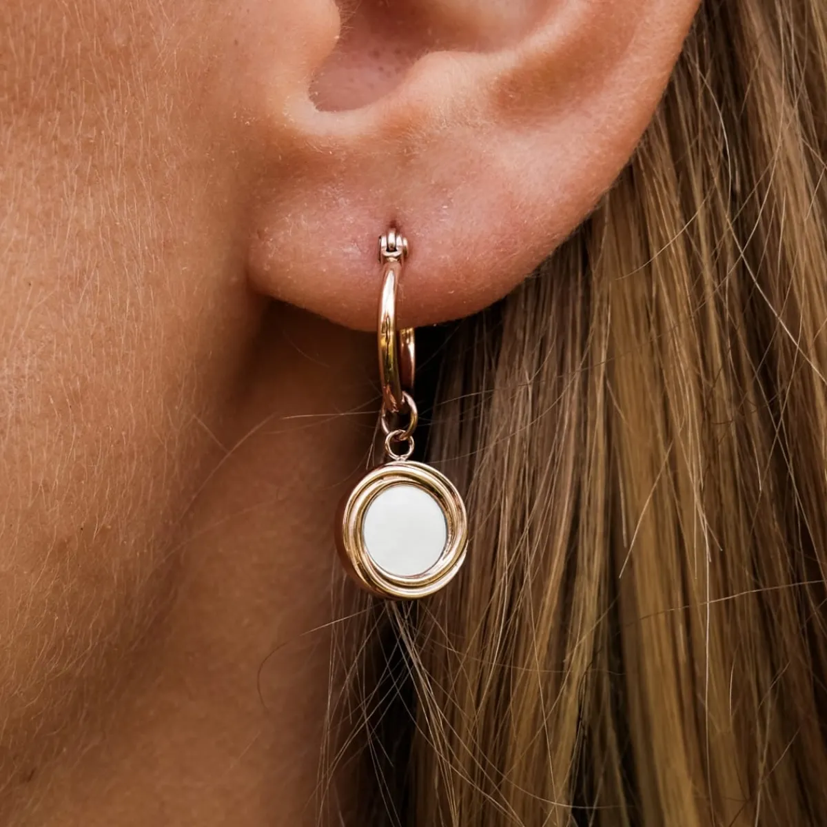Holzkern Ohrringe|Schmuck^Zendala Ohrringe