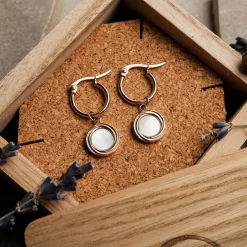 Holzkern Ohrringe|Schmuck^Zendala Ohrringe