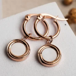 Holzkern Ohrringe|Schmuck^Zendala Ohrringe