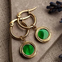 Holzkern Ohrringe|Schmuck^Zendala Ohrringe