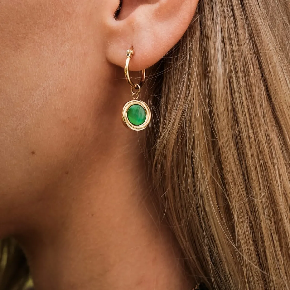 Holzkern Ohrringe|Schmuck^Zendala Ohrringe