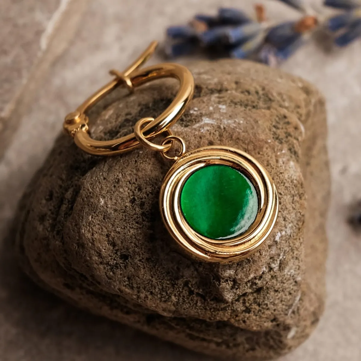 Holzkern Ohrringe|Schmuck^Zendala Ohrringe