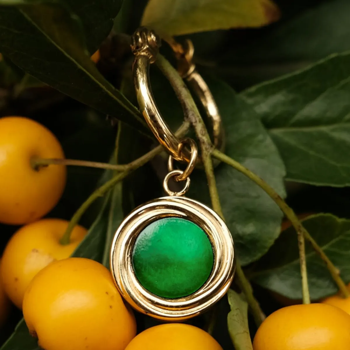 Holzkern Ohrringe|Schmuck^Zendala Ohrringe