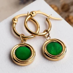 Holzkern Ohrringe|Schmuck^Zendala Ohrringe