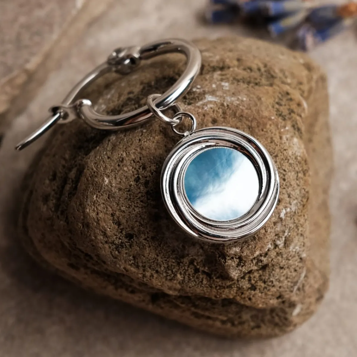 Holzkern Ohrringe|Schmuck^Zendala Ohrringe