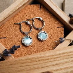 Holzkern Ohrringe|Schmuck^Zendala Ohrringe