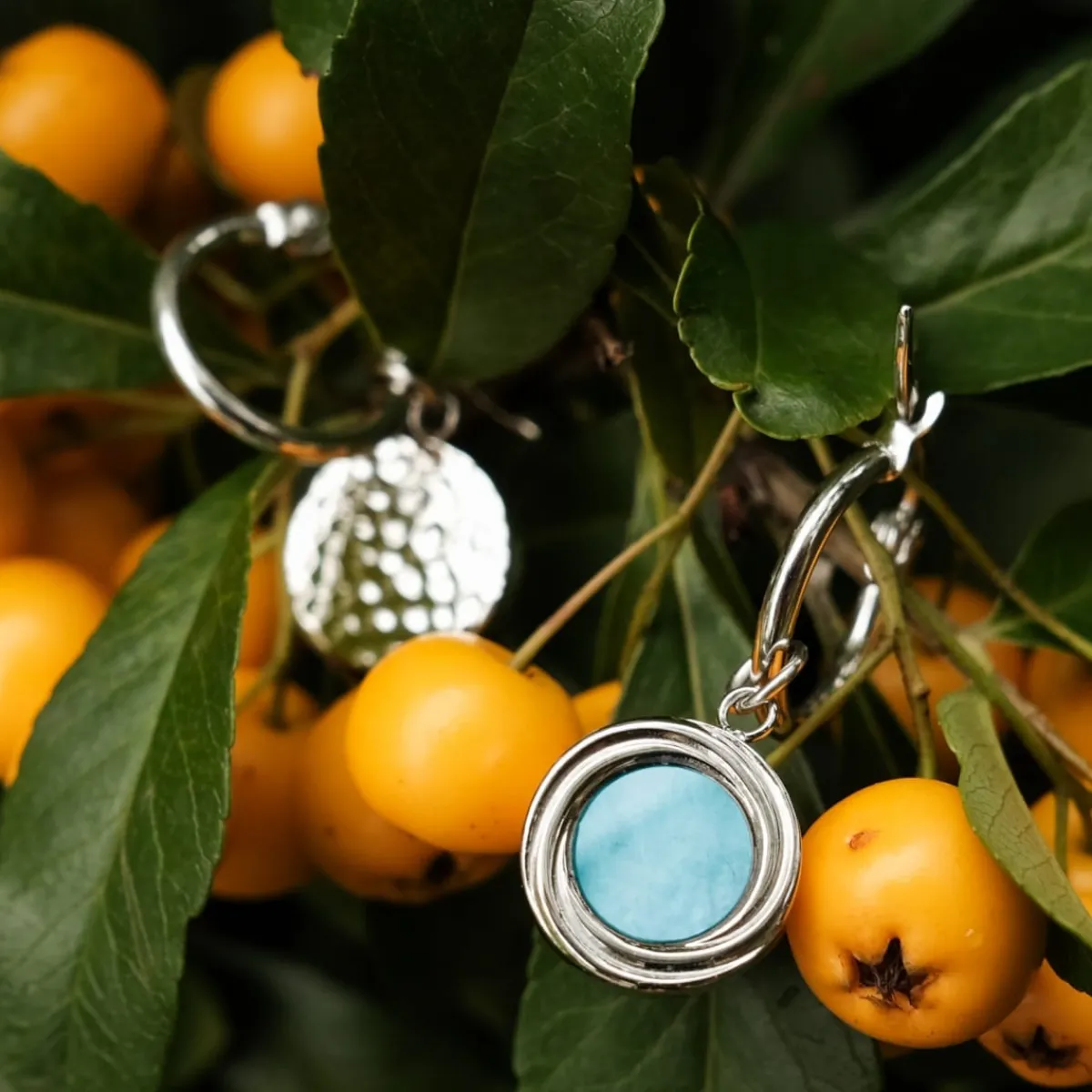 Holzkern Ohrringe|Schmuck^Zendala Ohrringe