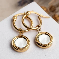 Holzkern Ohrringe|Schmuck^Zendala Ohrringe