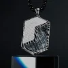 Holzkern Halsketten|Schmuck^Zigzag Halskette