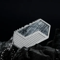 Holzkern Halsketten|Schmuck^Zigzag Halskette